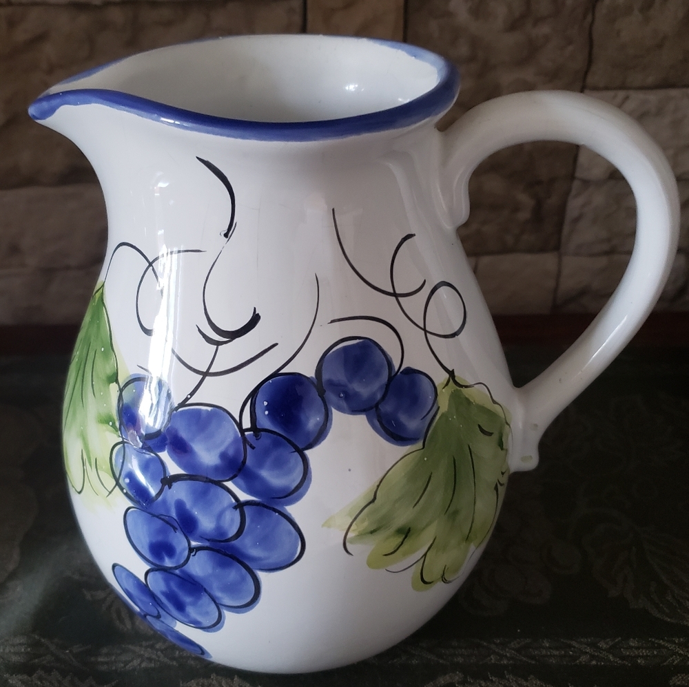 White Grape Pitcher